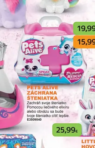 Pets Alive Záchrana šteniatka