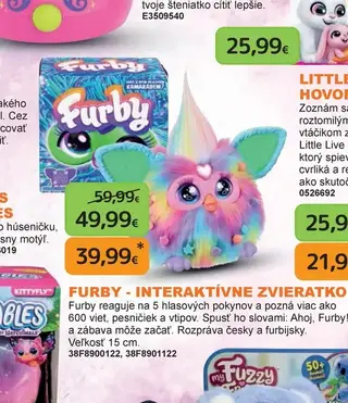 Furby - interaktívne zvieratko