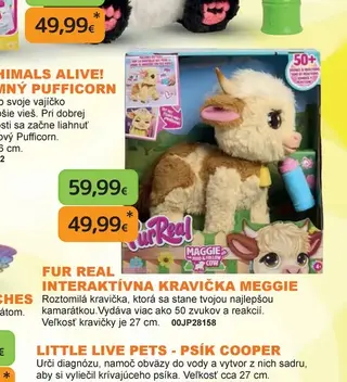 Fur Real Interaktívna kravička Meggie