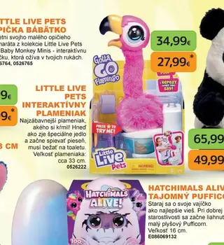 Little Live Pets Interaktívny plameniak