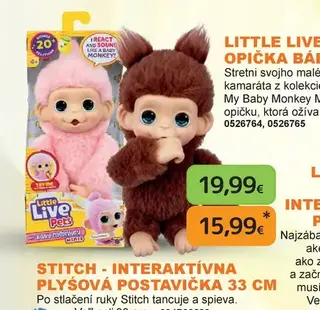 Little Live Pets Opička Bábätko