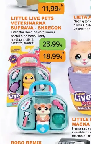 Little Live Pets Veterinárna súprava Škrečok