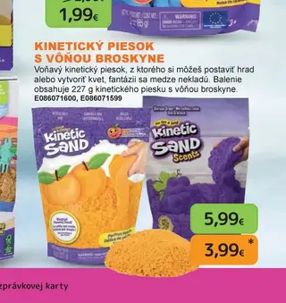 Kinetický piesok s vôňou broskyne 227 g
