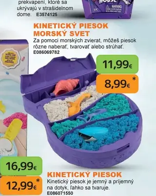Kinetický piesok Morský svet