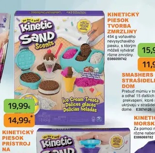 Kinetický piesok Tvorba zmrzliny 454 g