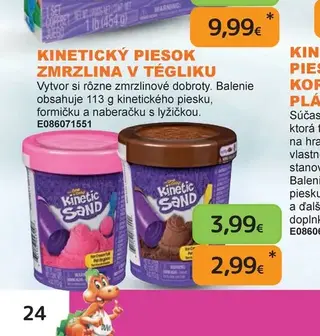 Kinetický piesok Zmrzlina v téglik 113 g