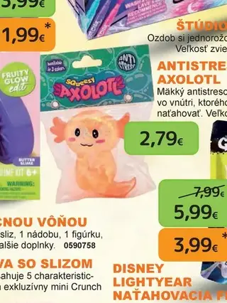 Antistresový axolotl