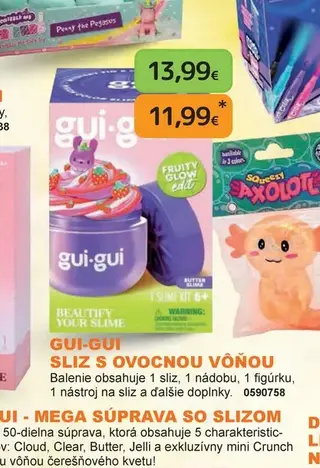 Gui-Gui Sliz s ovocnou vôňou