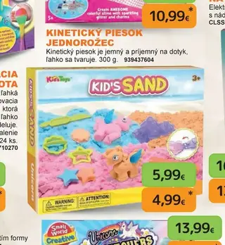 Kinetický piesok jednorožec 300 g