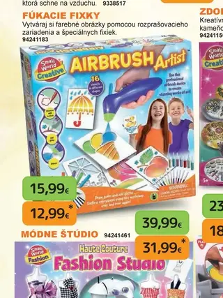 Fúkacie fixky Airbrush Artist