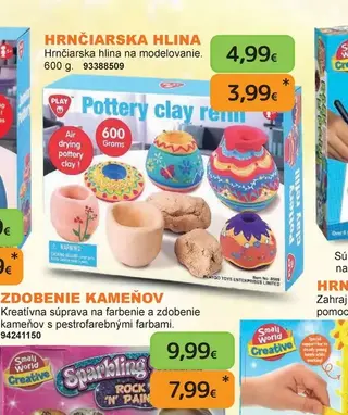 Hrnčiarska hlina 600 g