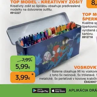 Voskovky 96 ks