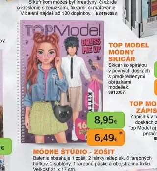 Top Model Módny skicár