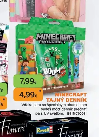 Minecraft Tajný denník