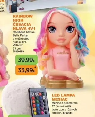 Rainbow High Česacia hlava 4v1