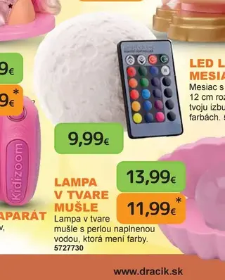 LED lampa Mesiac