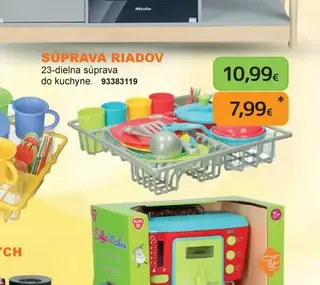 Súprava riadov