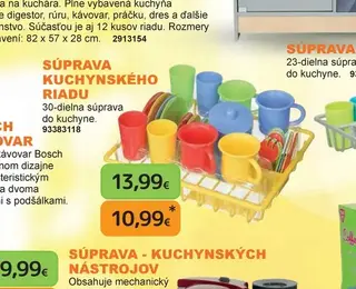 Súprava kuchynského riadu