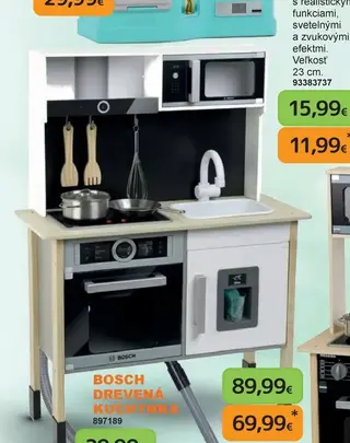 Bosch drevená kuchynka