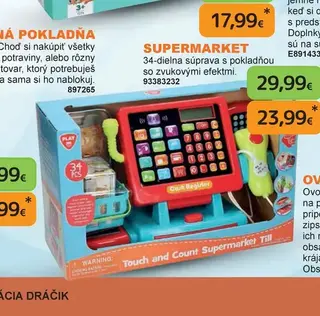 Supermarket 34-dielna súprava