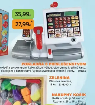 Pokladňa s príslušenstvom