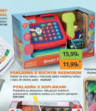 Pokladňa s ručným skenerom