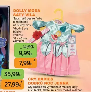 Dolly Moda šaty víla