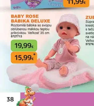Baby Rose bábika Deluxe
