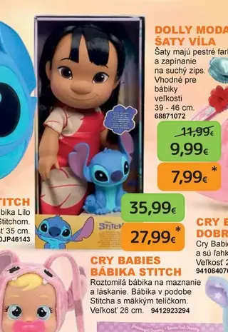 Lilo a Stitch bábika