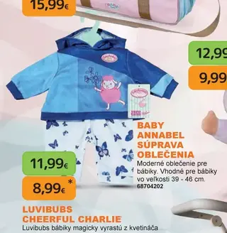 Baby Annabell Súprava oblečenia