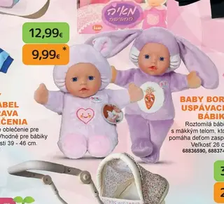 Baby Born Uspávacia bábika