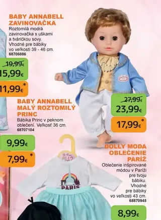 Baby Annabell Malý roztomilý princ