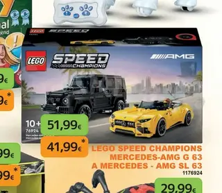 LEGO Speed Champions Mercedes-AMG G 63 a Mercedes-AMG SL 63