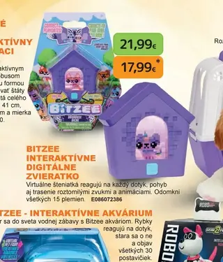Bitzee interaktívne digitálne zvieratko