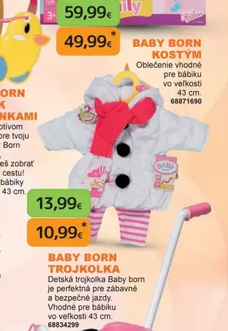 Baby Born Kostým