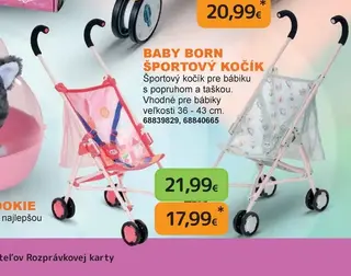 Baby Born Športový kočík