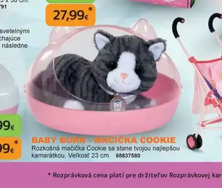 Baby Born Mačička Cookie