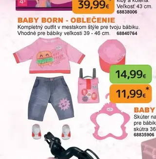 Baby Born Oblečenie