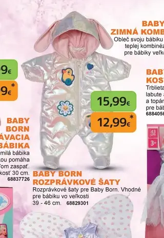 Baby Born Zimná kombinéza
