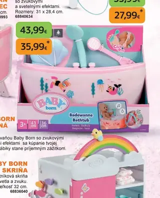 Baby Born Kúzelná vaňa