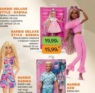 Barbie Deluxe Style - bábika