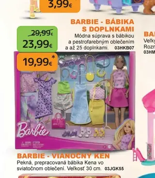 Barbie - bábika s doplnkami