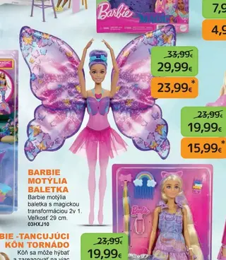 Barbie Motýlia baletka