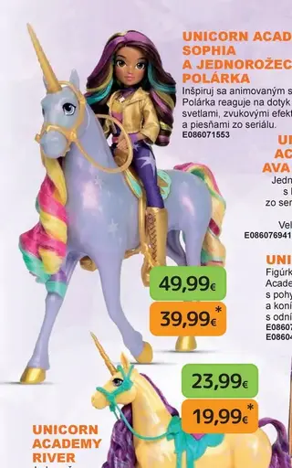 Unicorn Academy Sophia a jednorožec Polárka