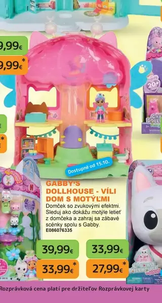 Gabby's Dollhouse Víli dom s motýľmi