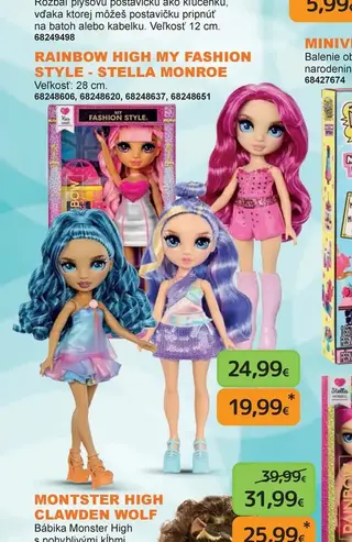 Rainbow High My Fashion Style - Stella Monroe