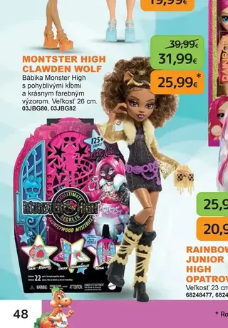 Monster High Clawden Wolf