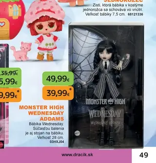 Monster High Wednesday Addams