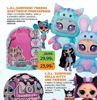 L.O.L. Surprise! Tweens Kostýmové prekvapenie