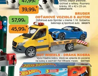 Bruder odťahové vozidlo s autom